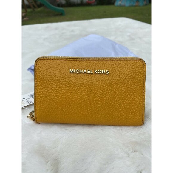 NWT Michael Kors Jet Set Travel Coin Case Card Wal - Picture 1 of 3